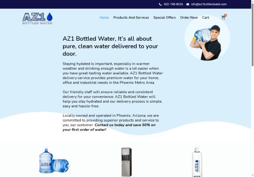 az1bottledwater.com capture - 2025-07-25 22:22:31