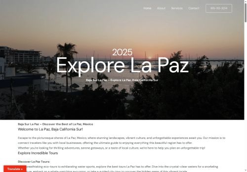 bajasurlapaz.com capture - 2025-07-26 00:30:34