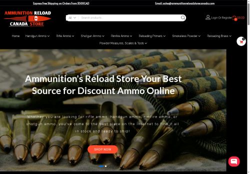 ammunitionreloadstorecanada.com capture - 2025-07-26 01:26:14