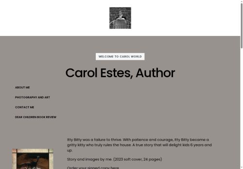 carolestesauthor.com capture - 2025-07-26 03:10:57