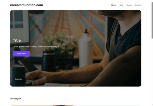 coreammunition.com capture - 2025-07-26 03:12:53