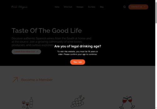 puralegriawines.com capture - 2025-07-26 03:37:12