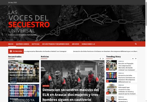 lasvocesdelsecuestrouniversal.com capture - 2025-07-26 05:52:34