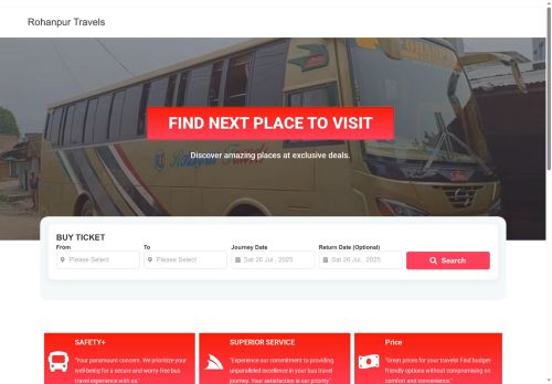 rohanpurtravels.com capture - 2025-07-26 06:10:55