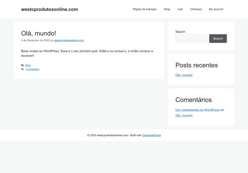 westcprodutosonline.com capture - 2025-07-26 06:28:38