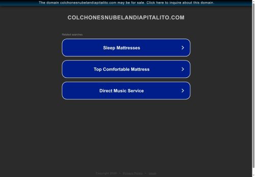 colchonesnubelandiapitalito.com capture - 2025-07-26 07:54:08