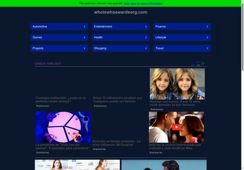 whoiswhoawardsorg.com capture - 2025-07-26 13:00:30