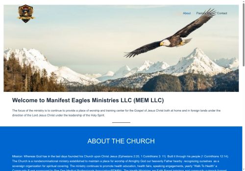 manifesteaglesministries.com capture - 2025-07-26 17:08:06