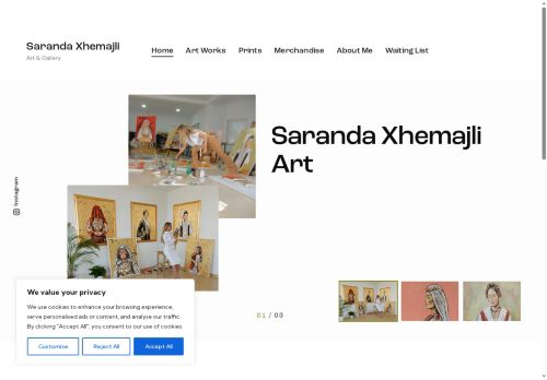 sarandagallery.com capture - 2025-07-26 19:04:51