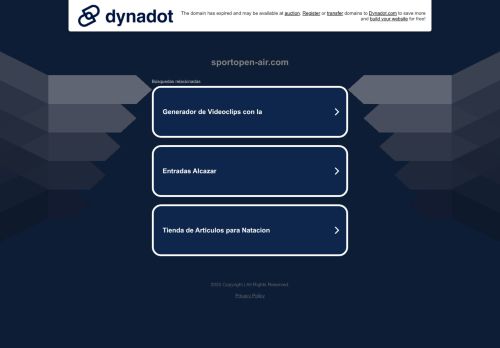 sportopen-air.com capture - 2025-07-26 19:10:56