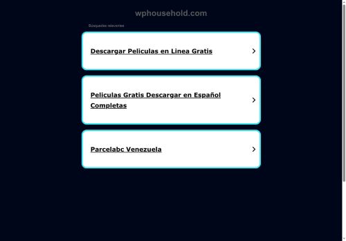 wphousehold.com capture - 2025-07-27 00:35:46