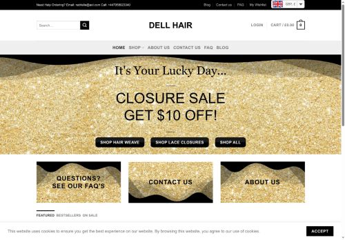 dellhair.com capture - 2025-07-27 03:56:17