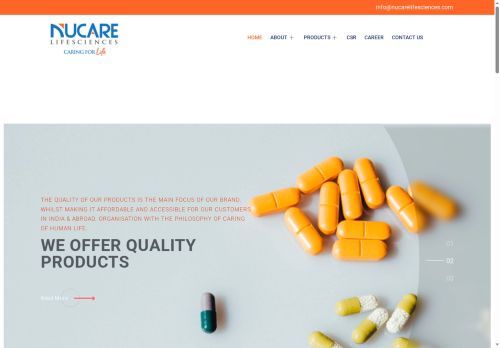nucarelifesciences.com capture - 2025-07-27 04:16:41