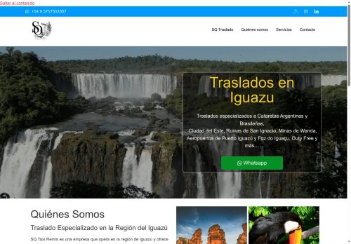 iguazusqtraslados.com capture - 2025-07-27 04:52:27