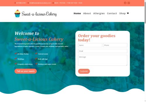 sweetaliciouscakery.com capture - 2025-07-27 05:17:50