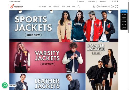 thesportsjackets.com capture - 2025-07-27 08:58:43