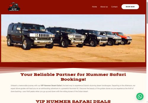 viphummersafari.com capture - 2025-07-27 19:25:49