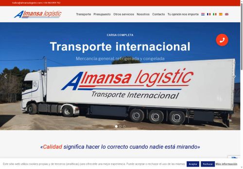 almansalogistic.com capture - 2025-07-27 19:32:49