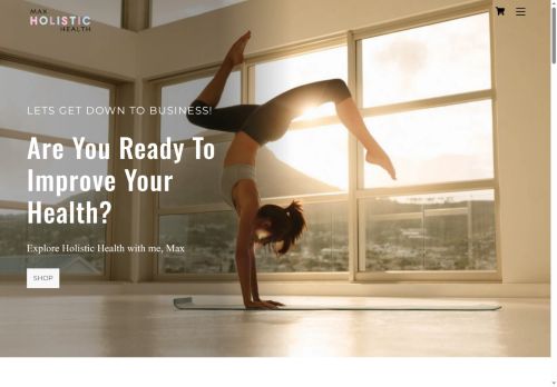 maxholistichealth.com capture - 2025-07-27 21:09:11