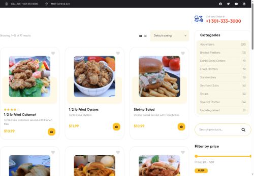 cameronseafoodcentral.com capture - 2025-07-27 23:05:41