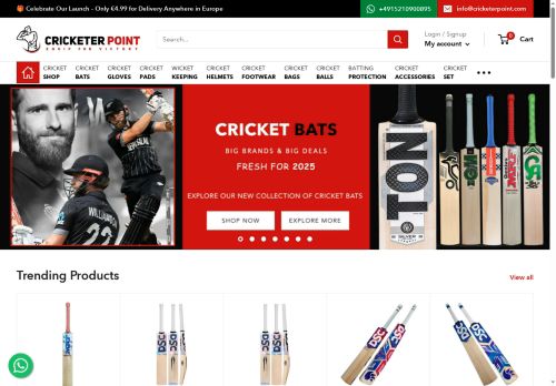 cricketerpoint.com capture - 2025-07-27 23:09:03