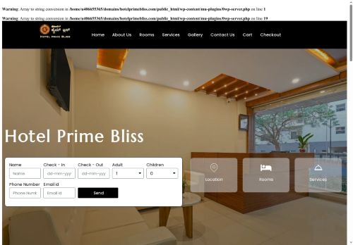 hotelprimebliss.com capture - 2025-07-28 00:59:49
