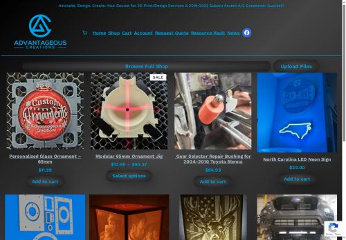 advantageouscreations.com capture - 2025-07-28 04:53:48