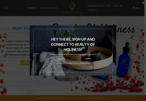 beautyofholinessinternational.com capture - 2025-07-28 04:58:05