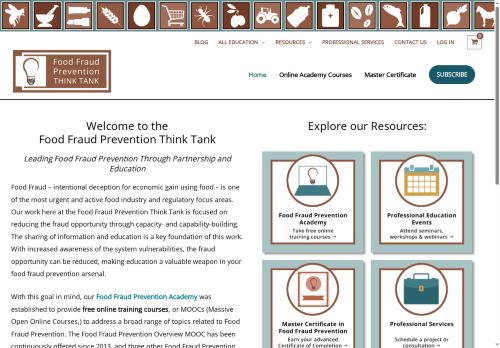 foodfraudthinktank.com capture - 2025-07-28 05:08:58