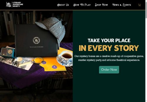 literaryadventuresociety.com capture - 2025-07-28 10:42:02