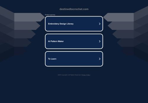 destinedtocrochet.com capture - 2025-07-28 11:22:56