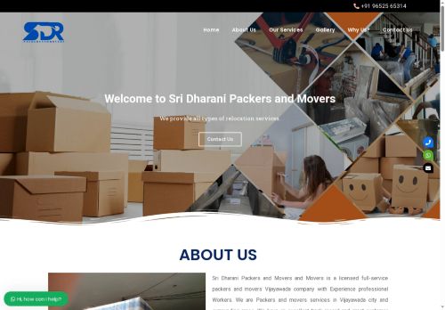 sridharanipackersandmovers.com capture - 2025-07-28 11:51:34