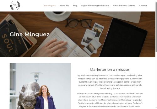 ginaminguez.com capture - 2025-07-28 14:10:15