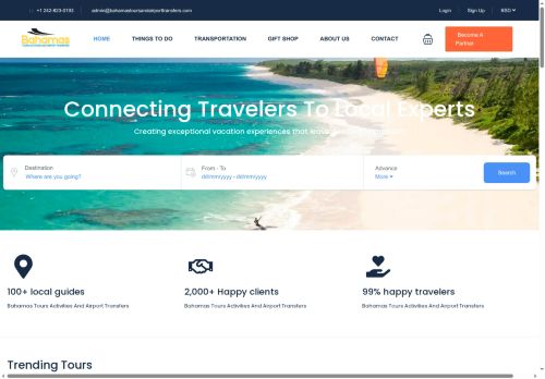 bahamastoursandairporttransfers.com capture - 2025-07-28 14:50:52