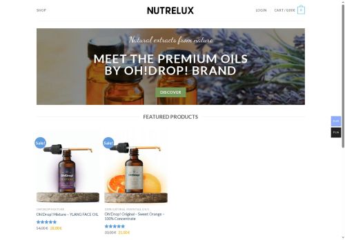 nutrelux.com capture - 2025-07-28 15:22:51