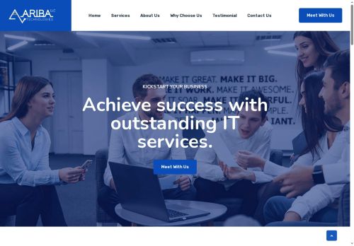 aribatechnologiesllc.com capture - 2025-07-28 16:41:56