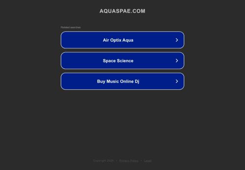 aquaspae.com capture - 2025-07-28 20:01:25