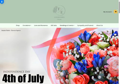 flowersexpressontario.com capture - 2025-07-28 23:52:15