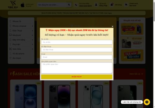 taosinhvien.com capture - 2025-07-29 05:00:34