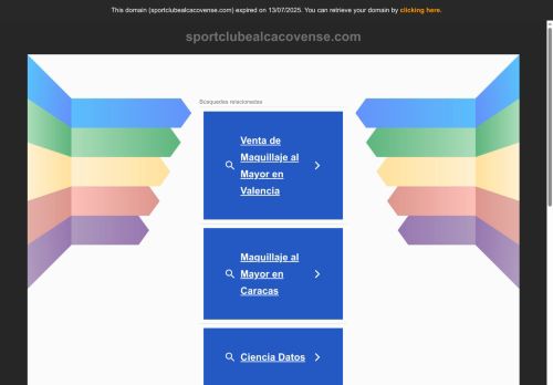 sportclubealcacovense.com capture - 2025-07-29 06:15:16