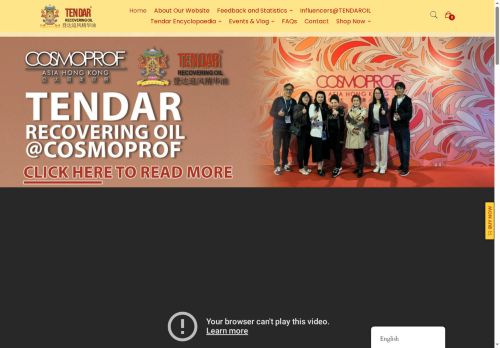 tendaroil.com capture - 2025-07-29 06:19:26