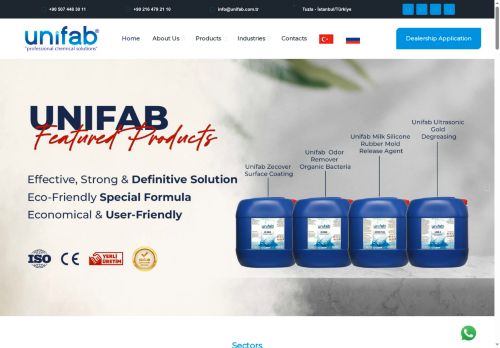 unifabchemical.com capture - 2025-07-29 15:30:55