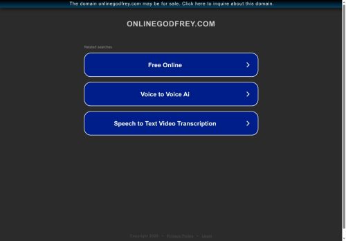 onlinegodfrey.com capture - 2025-07-29 16:21:08