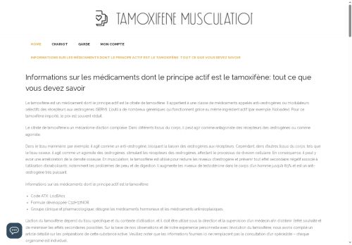 tamoxifenemusculation.com capture - 2025-07-29 19:38:12