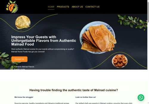 malnadhomefoods.com capture - 2025-07-29 20:27:38