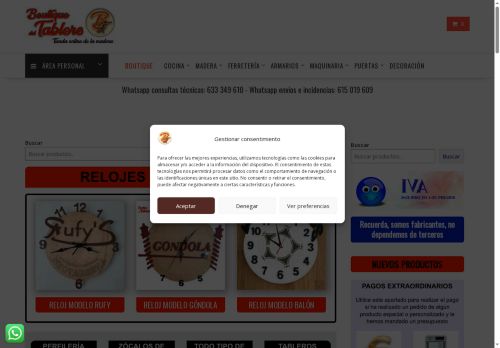 boutiquedeltablero.com capture - 2025-07-29 21:11:38