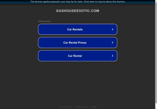 gashouseexotic.com capture - 2025-07-30 01:05:13