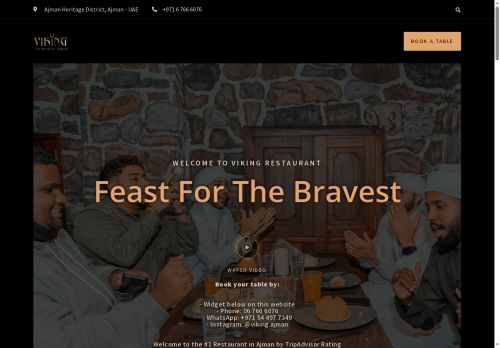 vikingrestaurantajman.com capture - 2025-07-30 09:41:54