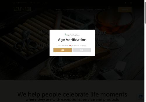 leaftoashcigar.com capture - 2025-07-30 10:34:12