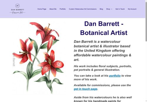 danbarrettartist.com capture - 2025-07-30 13:37:17